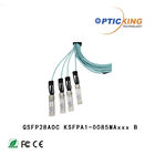 100G QSFP To 4×25G SFP28 Active Optical Cable AOC For Data Center