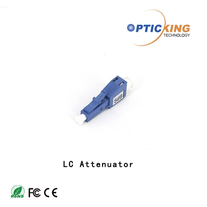 1550nm LC 5db Attenuator Optical Fiber For WAN LAN Telecommunications FTTH