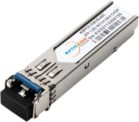 ماژول فرستنده گیرنده نوری 1.25G SFP سازگار 40 کیلومتر 80 کیلومتر 120 کیلومتر