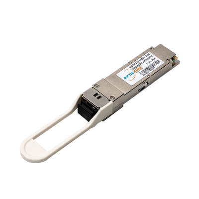 فرستنده و گیرنده ZR4 100G QSFP28 80 کیلومتر 1310 نانومتر ولتاژ منبع تغذیه تک 3.3 ولت