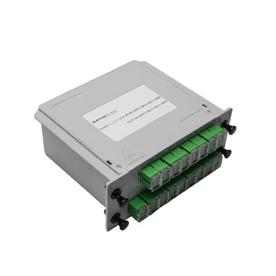فیبر نوری 1260-1650 نانومتری FTTH PLC شکاف 1x4 1x8 1x16 1x32 1x64