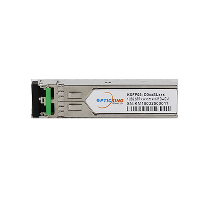 1535.04nm فرستنده گیرنده نوری DWDM سازگار با ماژول SFP 1.25G