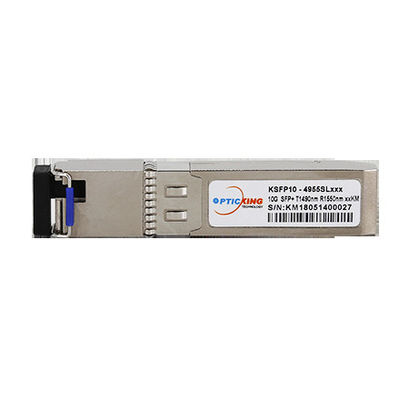 Tx1490nm / Rx1550nm Tx1550nm / Rx1490nm 10G SFP + Bidi 80 کیلومتر