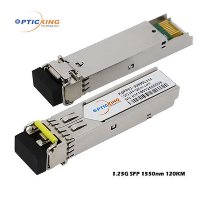 1.25 G SFP 1550nm 120km SFP LC ماژول برای دسترسی به شبکه