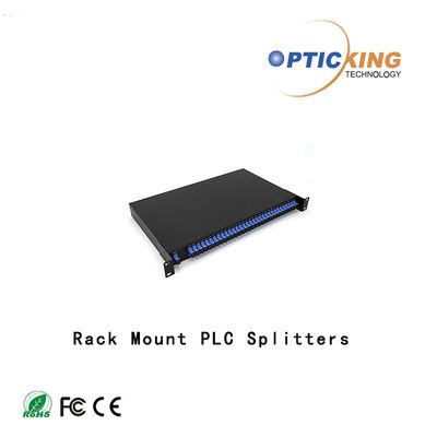 Opticking 19 اینچ 1U Rack Mount PLC Splitter 2XN برای سیستم FTTH