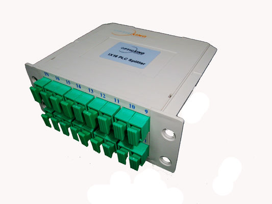 PON Network LC APC فیبر نوری PLC شکاف 1x32 فیبر شکاف